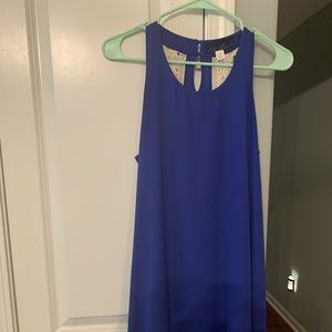 Royal blue sun dress